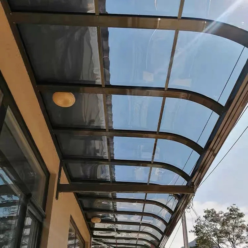 Custom 10x10 polycarbonate awning patio covering outdoor aluminium canopy roof