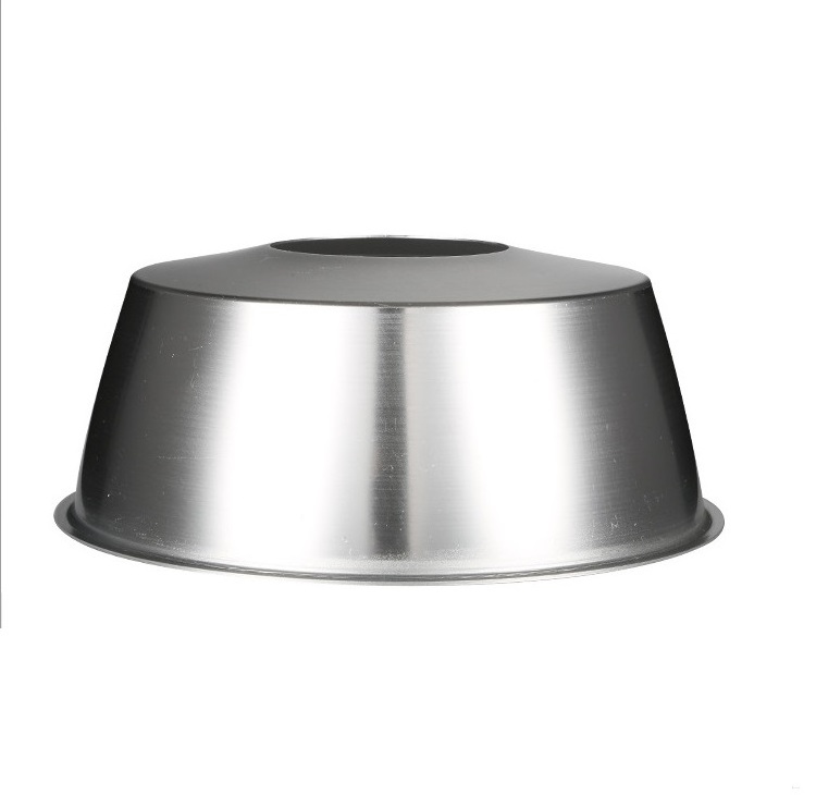 Spinning top metal led light diffuser cover