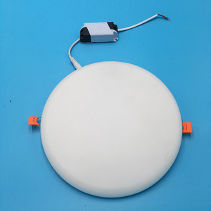 No frame design super bright slim round/square Led ceiling panel lights 18w