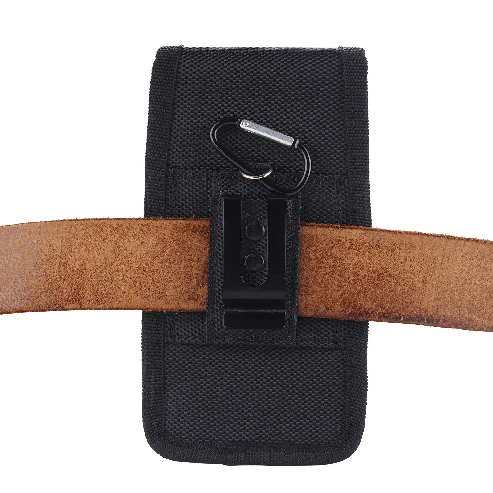 Cell Phone Pouch Nylon Belt Holster Case with Belt Loop Hook Horizontal Vertical Universal Mobile Bags for iPhone for Samsung