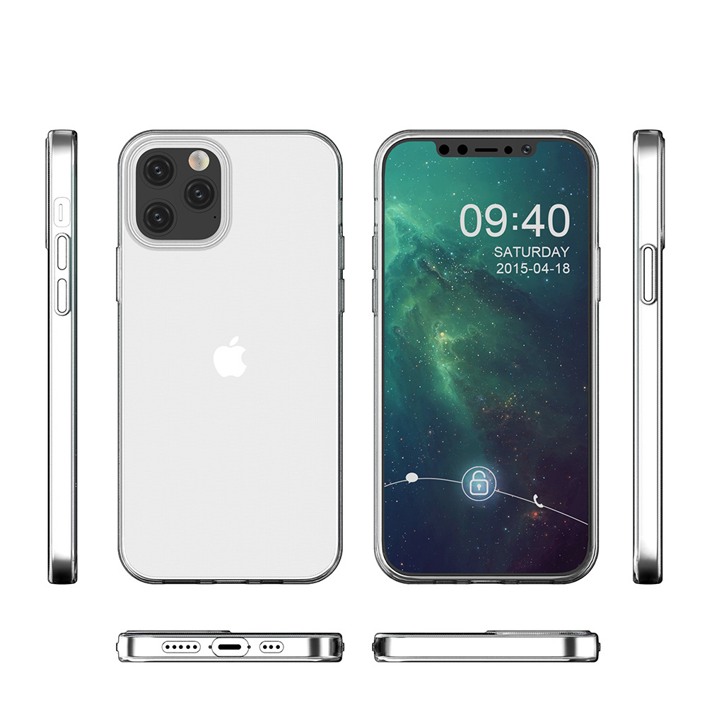 Ultra Slim Fit Clear Case for iPhone 13 Pro Max TPU Mobile Phone Protective Cover for iPhone 12 XR XS 11 Pro Max 7 Plus 8 Plus