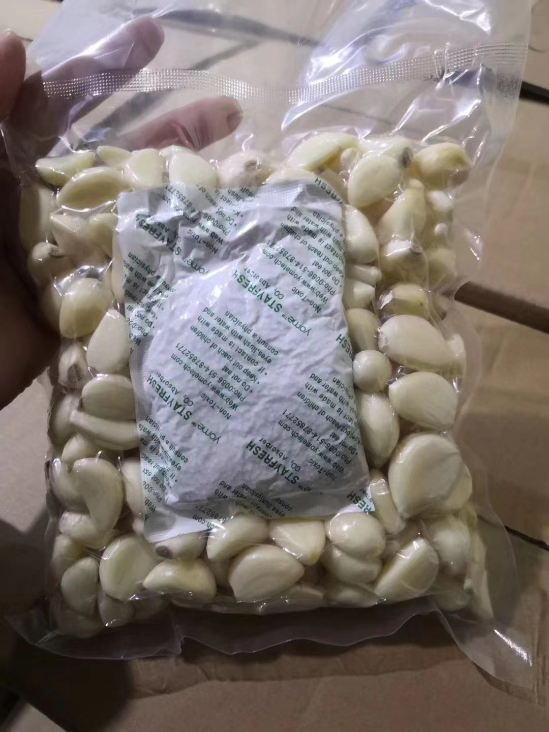 Fresh Peeled Garlic Clove 1KG Vacuum Bag Cheap Price Wholesale Peeled Garlic For Sale