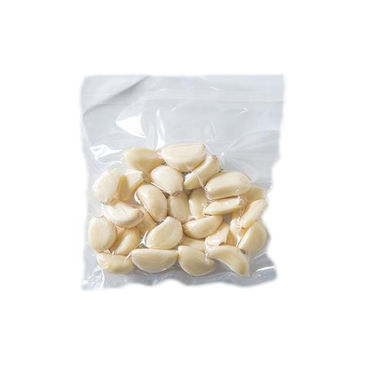 Chinese Fresh Peeled Garlic Cloves 1KG Vacuum Bag Packing Cheap Price Wholesale Peeled Garlic For Sale