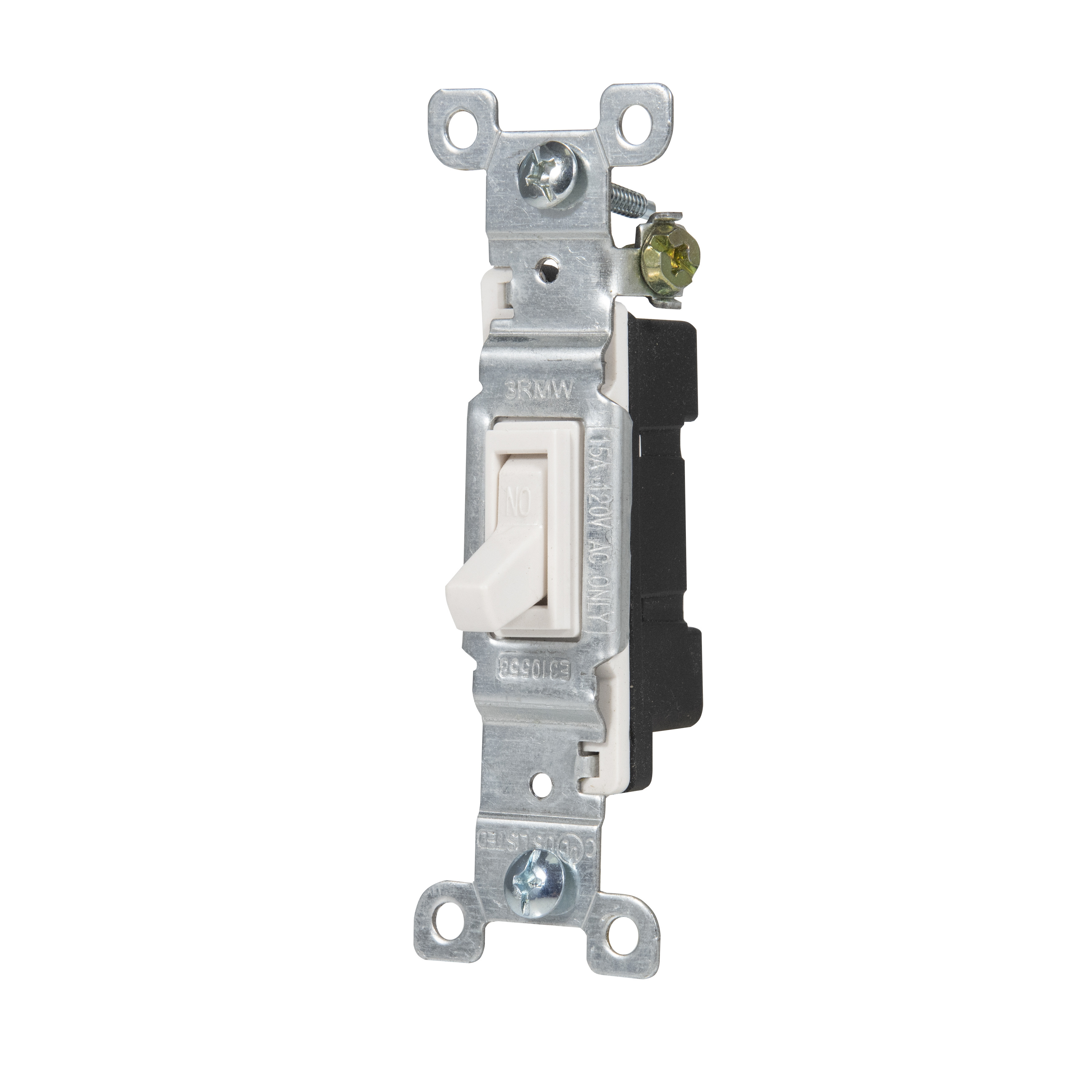 LUMEX  Single Pole Toggle Light Switch 15 Amp 120 Volt Toggle Framed AC Quiet Switch In Wall On/Off Switch Replacement  Self