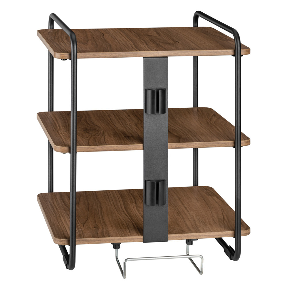 Living Room Office Steel Multipurpose Organization Shelf Display Rack 3-Tier Industrial Style Storage Rack