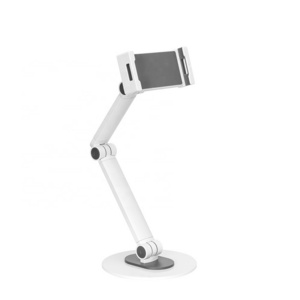 Universal Foldable Portable Aluminum Tabletop Cell Phone Holder Desk Mount Mobile Adjustable Tablet Stand for iPad