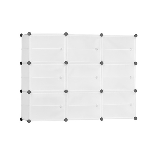 9-Cube Shoe Rack Storage Organizer