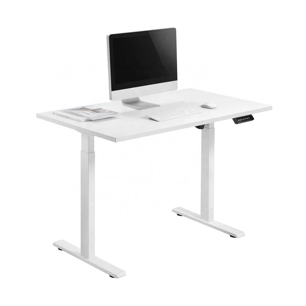 Wholesale Elevating Office Electric Table Height Width Adjustable Sit to Stand up Down Raise Black Lift Desk Base Frame Leg