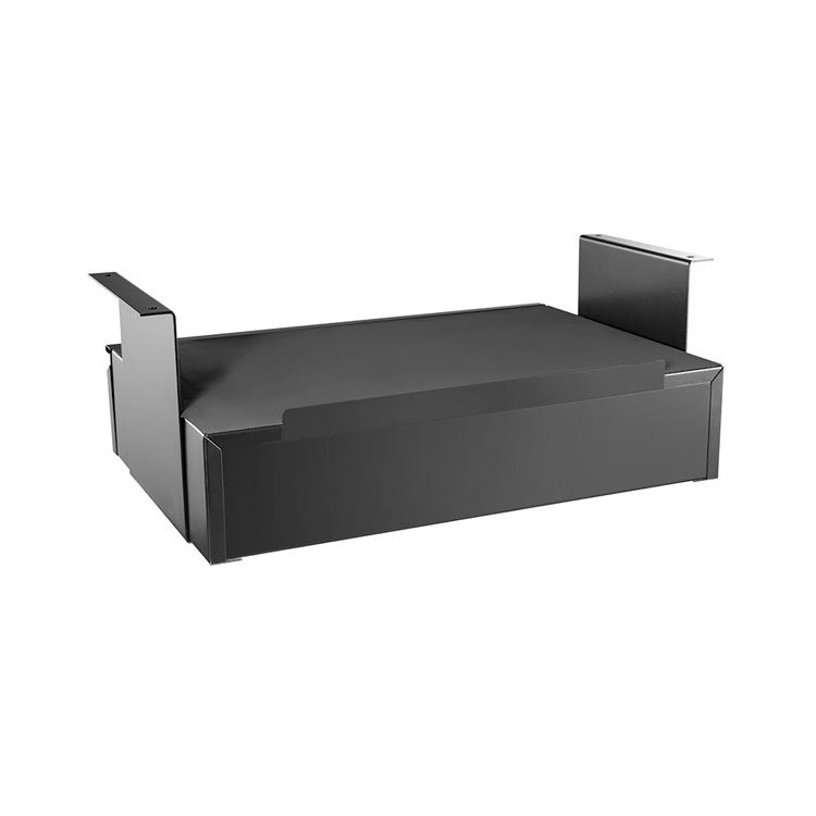 Steel Office Accessories organizer storage box Space-Saving Under Sit Stand Organizer Tray Desk Drawer with Shelf