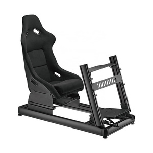 LRS08-BS01 Aluminum Gaming Racing Sim Simulator Cockpit Driving Rig For PS4 PS5 Xbox PC G25 G27 G29 G920 Car GTR Simracing Seat