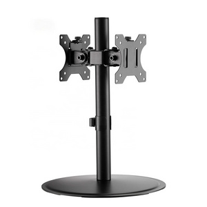 Office PC Desk Mount Articulating Pole Mount Single Dual Monitor Stand