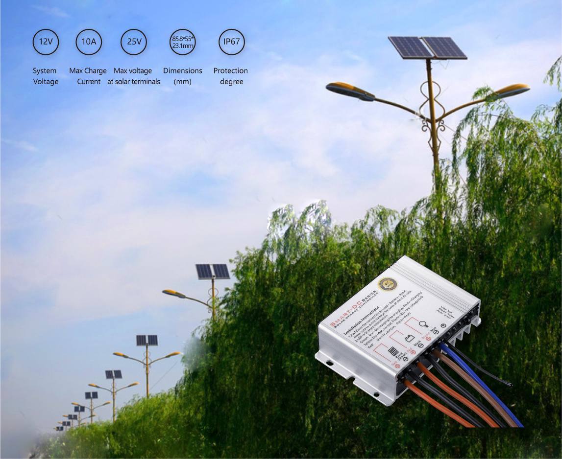 Lumiax 3.2v 30A LiFePO4 battery MPPT Solar charge Controller solar street light charge controller