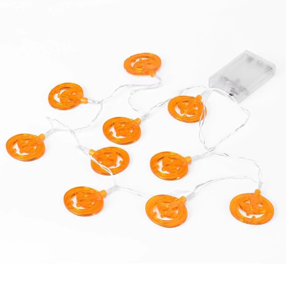 Halloween Pumpkin String Lights LED Pumpkin Jack-O-Lantern Fairy Lights Battery Halloween Led Light