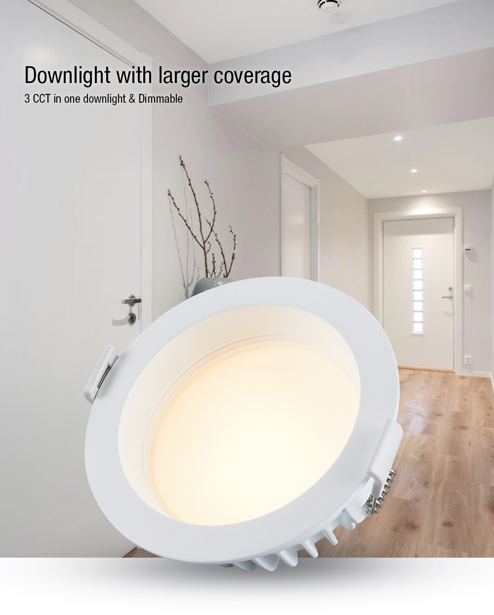 Trailing edge/Leading edge/ DALI 2 Dimmable 7W Recessed Ceiling LED Spot Light Fixture 7 watts COB LED Downlight Warm white