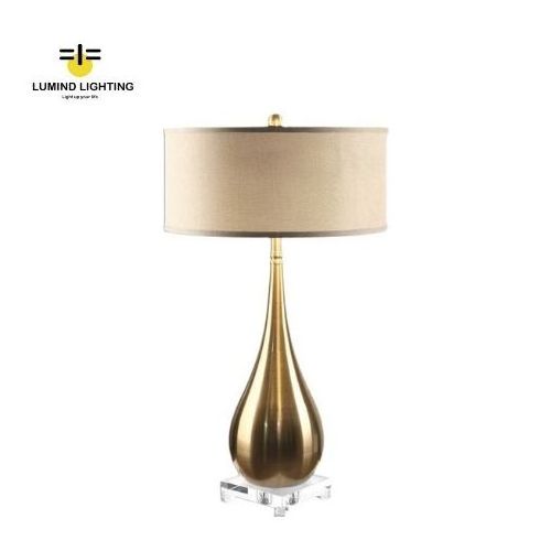 Lumind American modern light luxury simple living room bedroom porch lamp outlet decor table lamp led night lights new modern