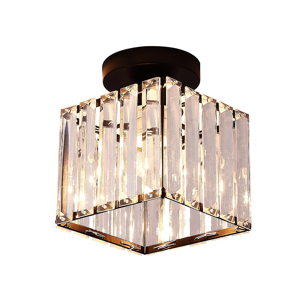 lumind lights Nordic Luxury Crystal Modern Simple Downlight Foyer Entrance Aisle Corridor Ceiling Pendant Lights