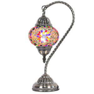 Turkish Lamp  Handmade Glass Lamp Decorative Colorful Bohemia Table Lamp