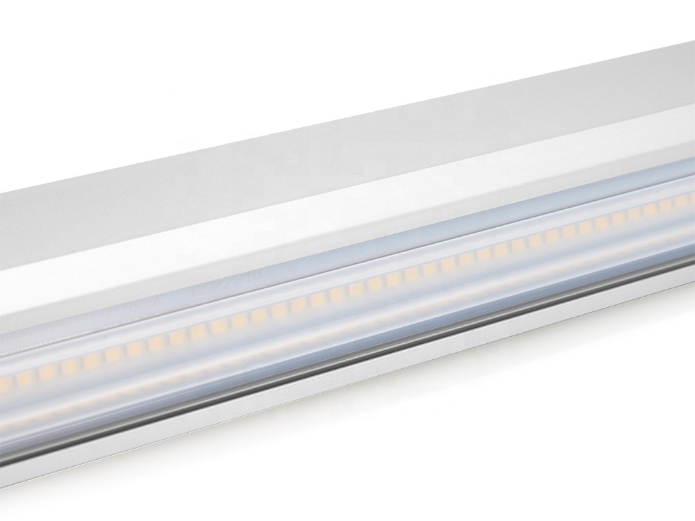 1500mm Lens Warehouse Supermarket Continuous Linkable Trunking System Linear Led light Fixture