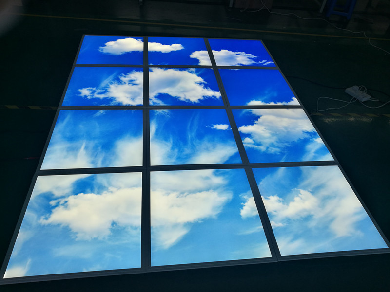 Blue sky decorate 2*2 40W square led panel light led blue sky ceiling light panel