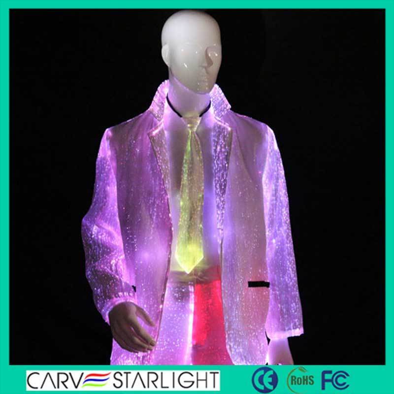 rave party emf outfits fiber optic jackets