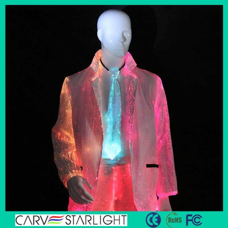 rave party emf outfits fiber optic jackets