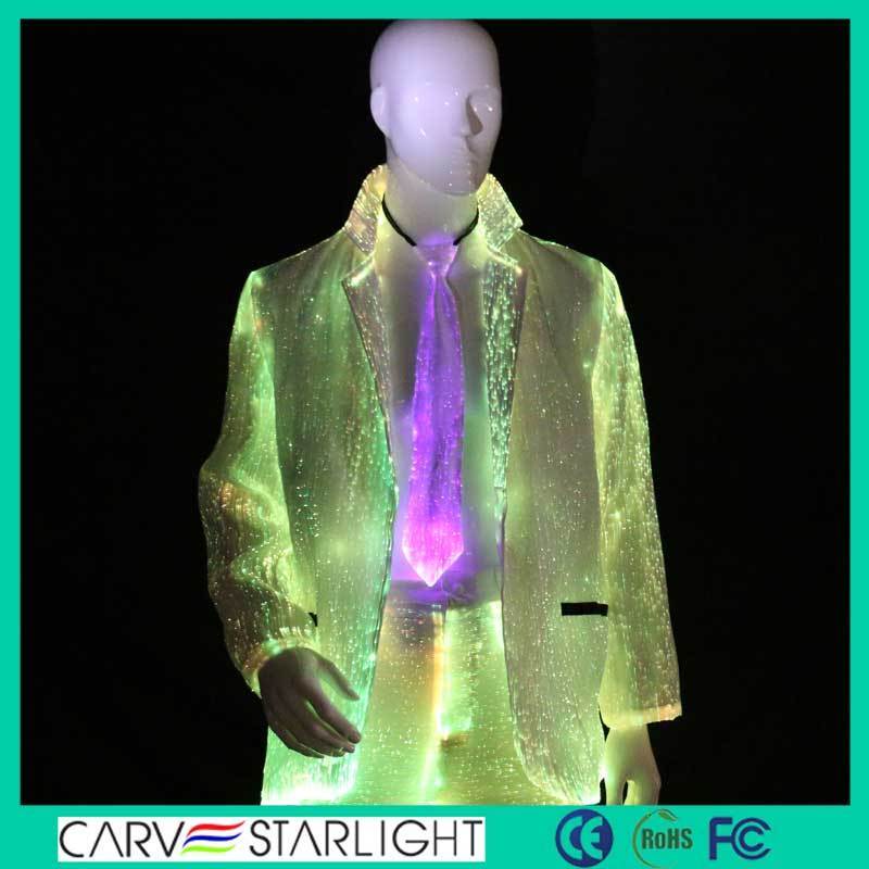 rave party emf outfits fiber optic jackets