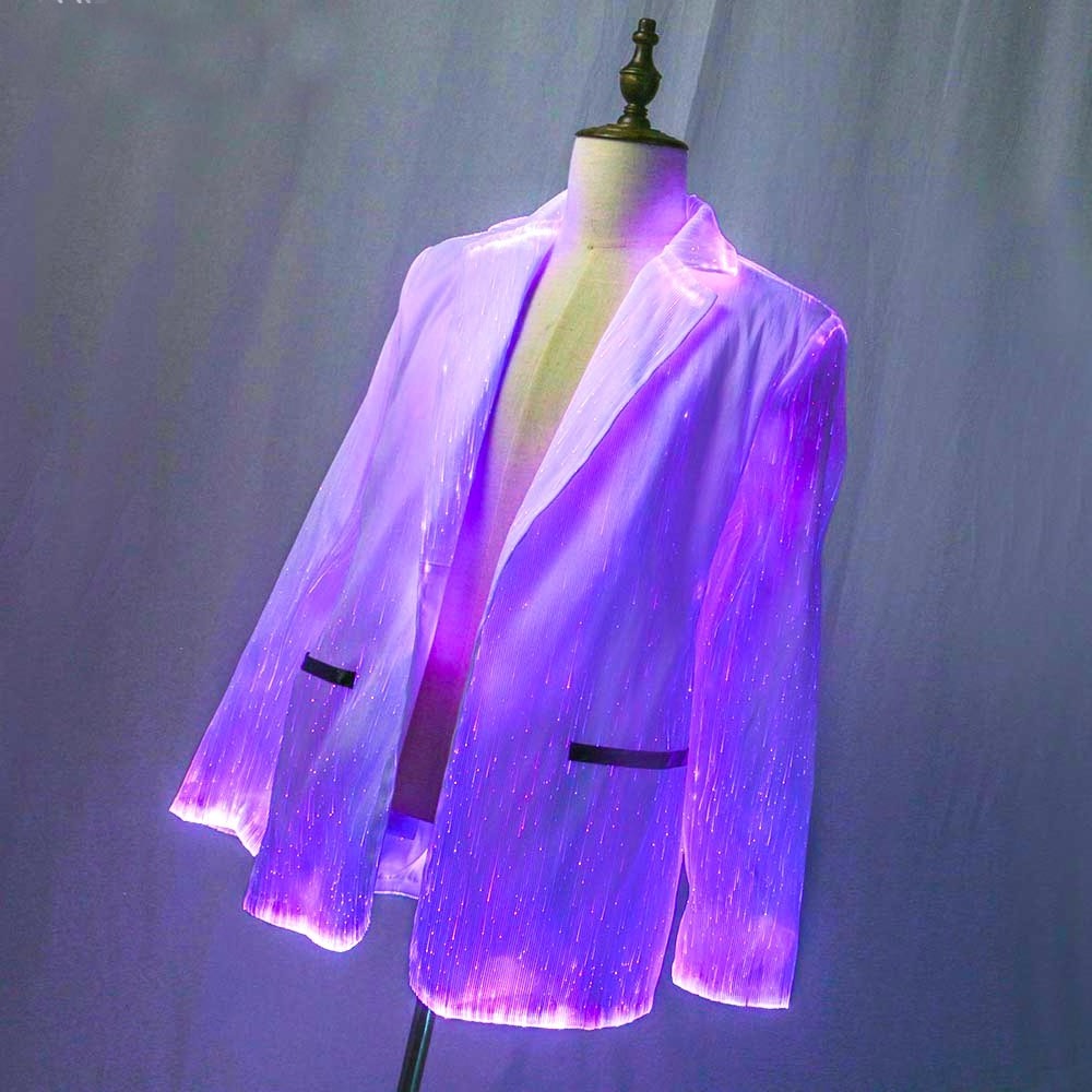 2016 Bright color mens LED RGB changing Color jackets