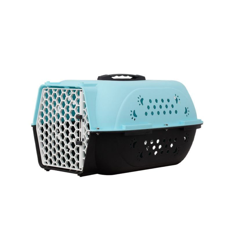 Wholesale Durable Plastic Cat Dog Carriers Outdoor Travel Top Load Dog Cage Airline Box Flight Kennel For Small Large Pets