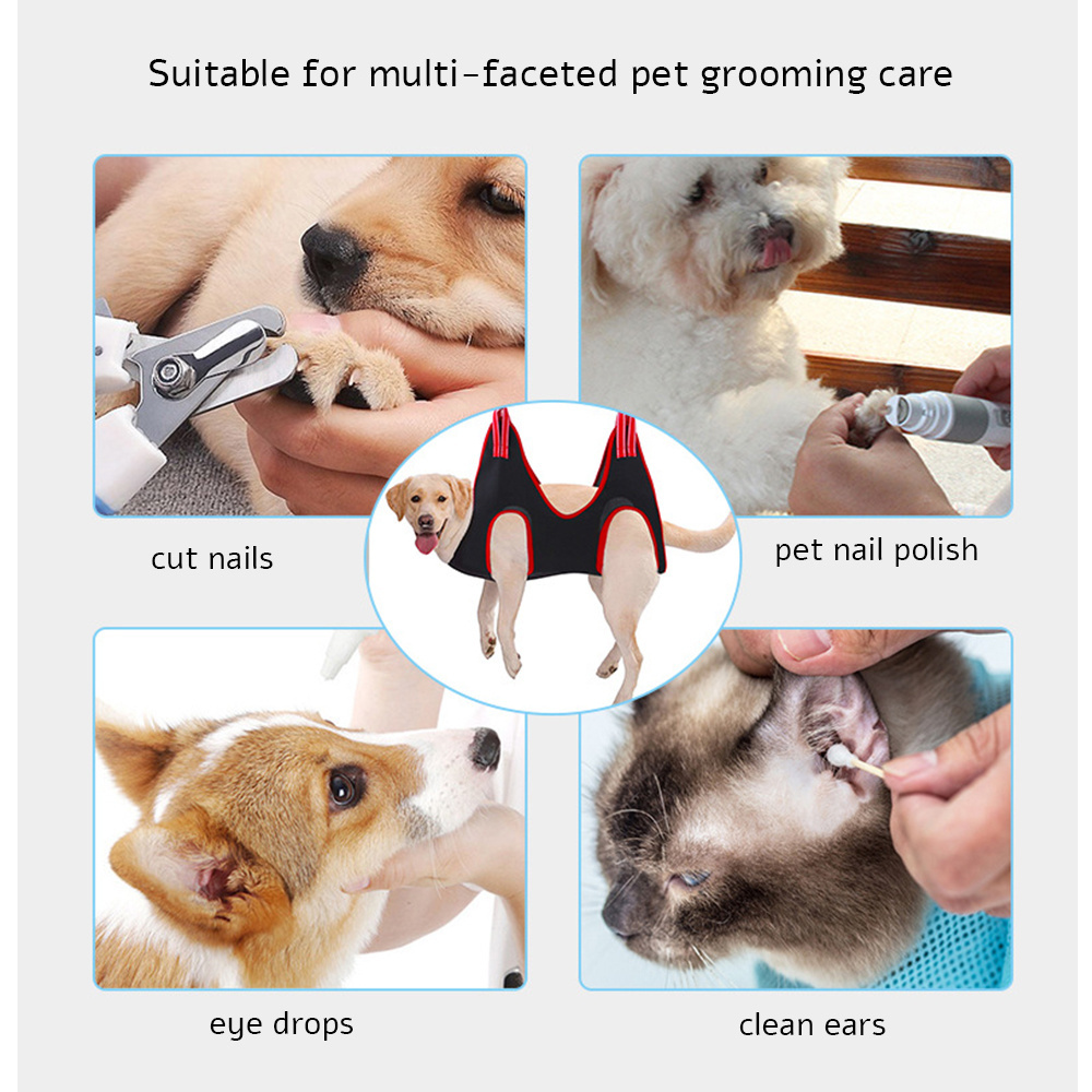 Pet Grooming Hammock Cat Dog Nail Trimming Small and Medium Cat and Dog Grooming Hammock