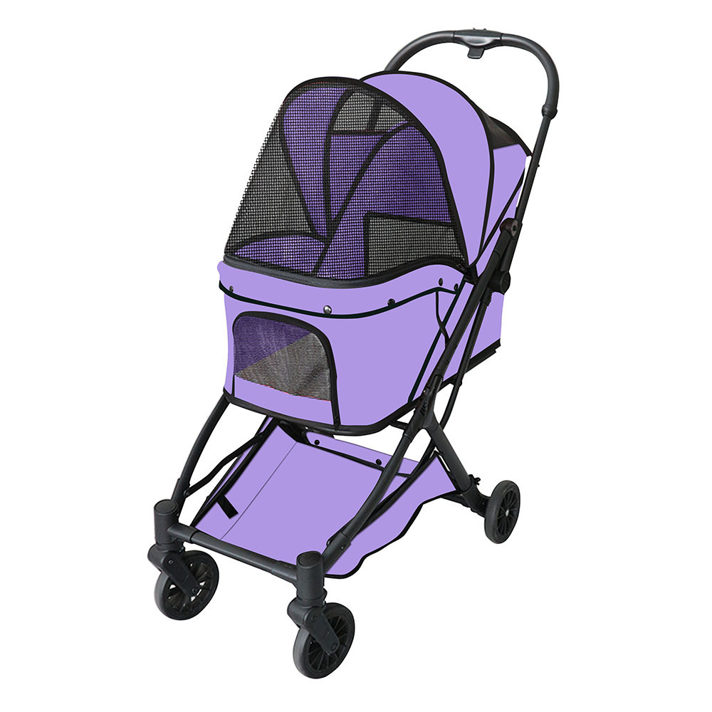 Coche Para Perros Folding Easy With 4 Wheel Carts Removable Pet Stroller Dog Carrie Luxury Pet Carrier Stroller