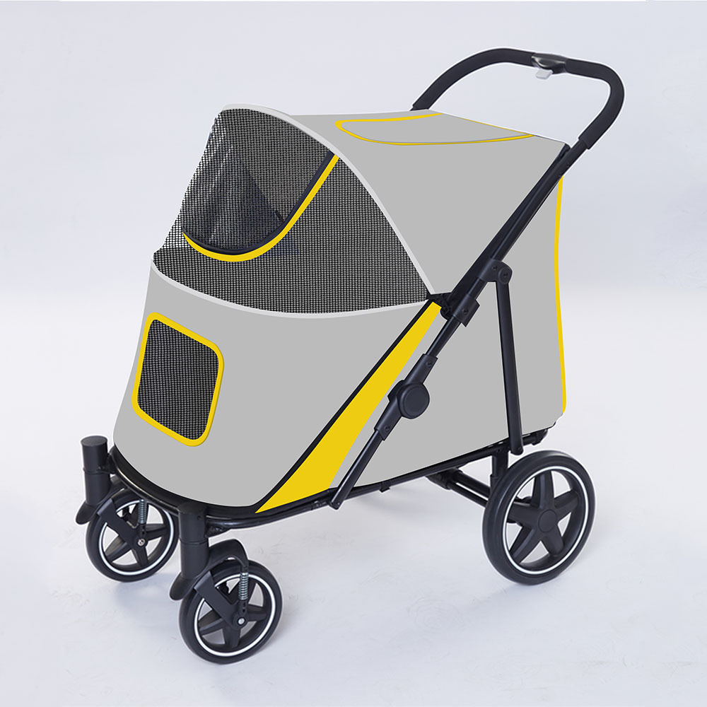 Pets Outdoor Portable Folding Pet Cart Carrier For Dogs Comfortable Breathable Small Medium Dog Accessories Cat Transportation