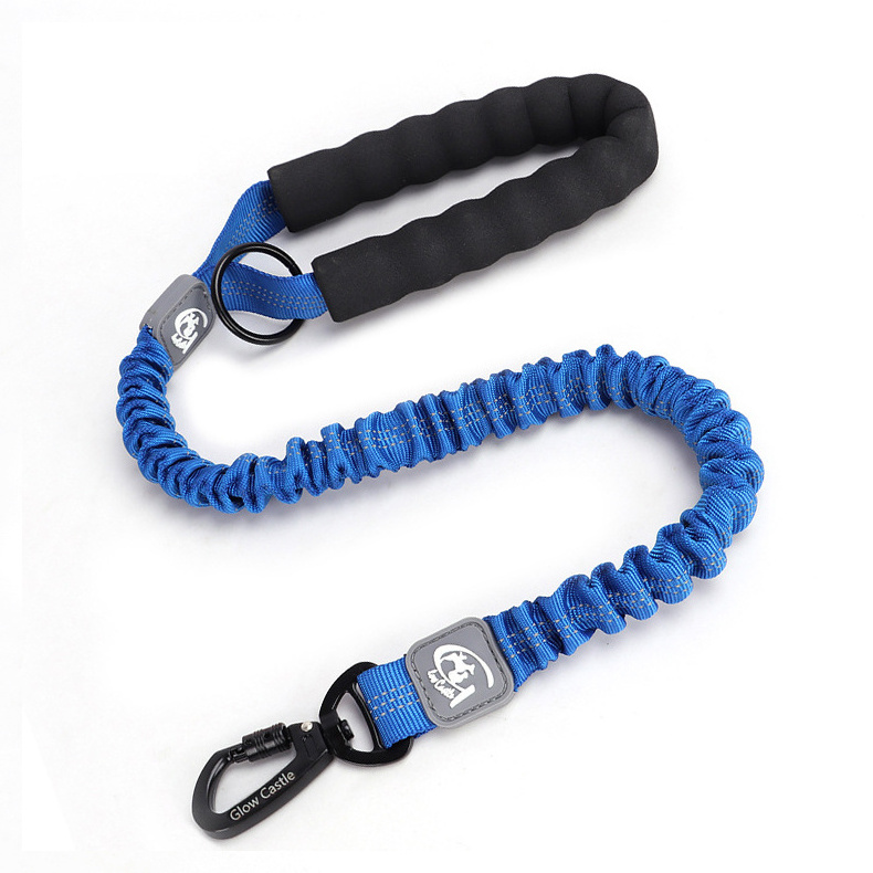 Wholesale Durable Lightweight Quick Release Buckle Shock Absorption Bungee Tactical Dog Training Leash