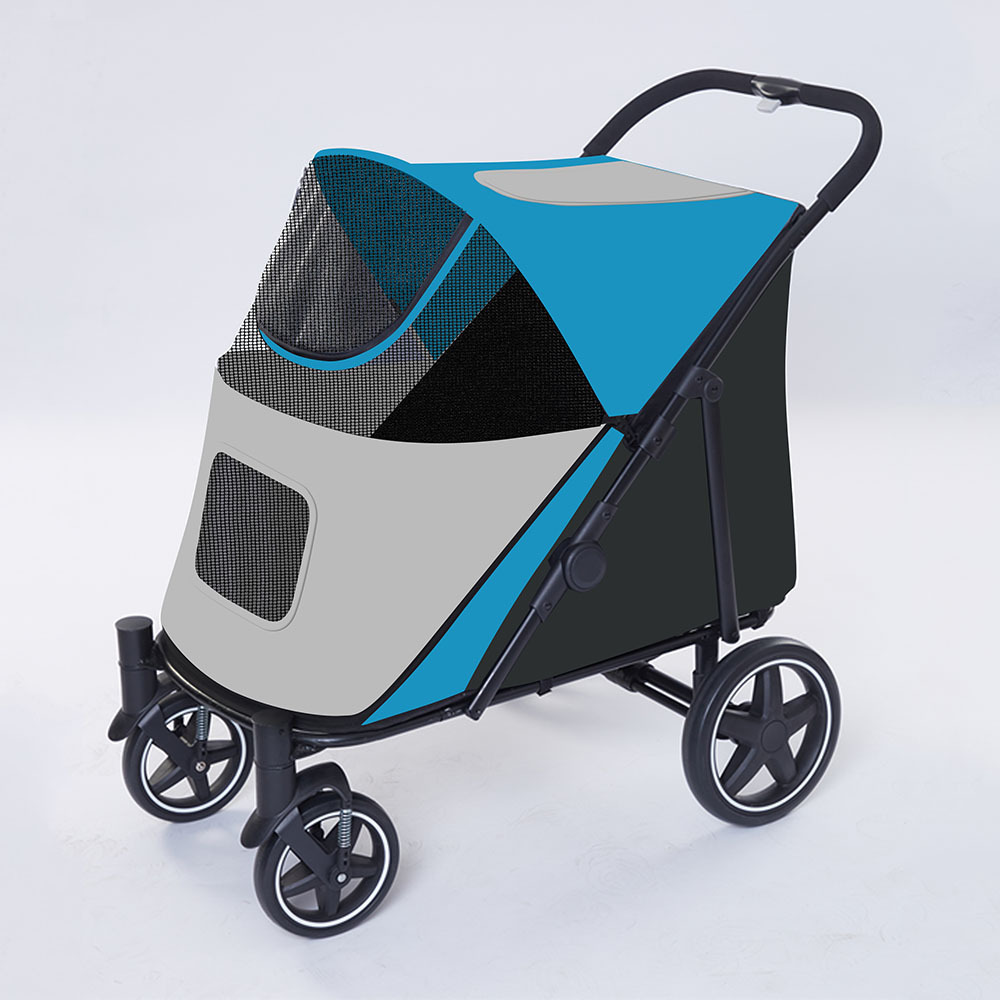 Pets Outdoor Portable Folding Pet Cart Carrier For Dogs Comfortable Breathable Small Medium Dog Accessories Cat Transportation