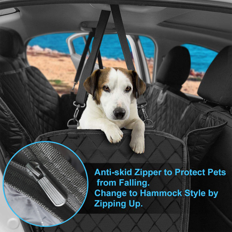 Amazon Hot Sale Waterproof Scratchproof Quilted Pet Car Hammock Dog Seat Cover