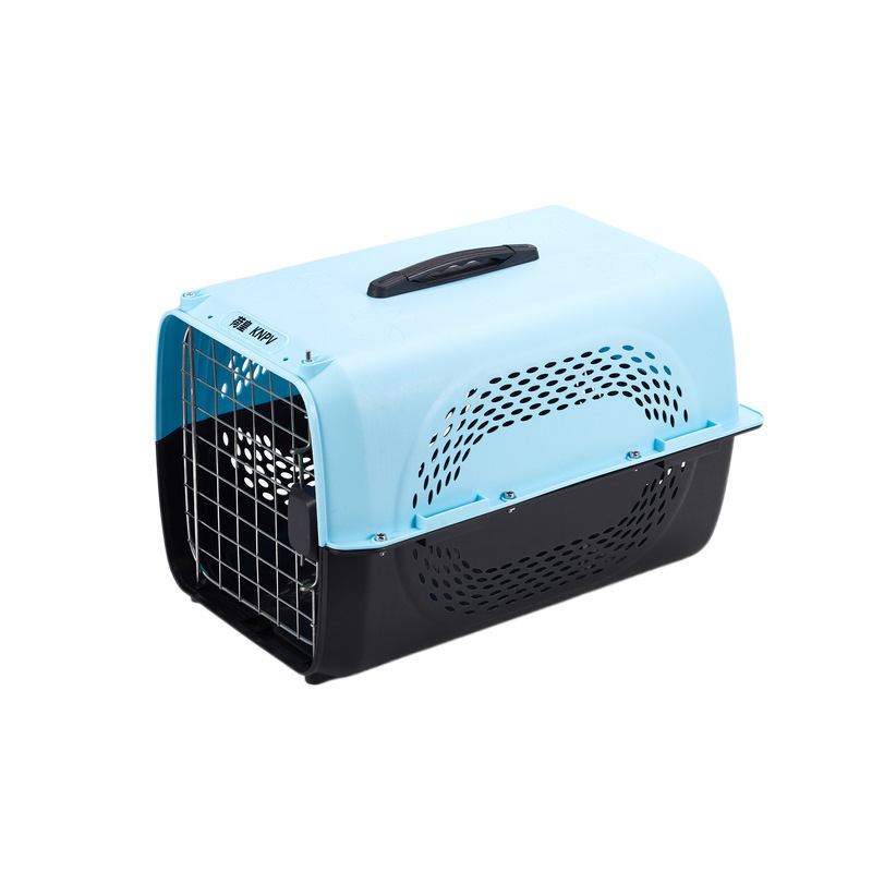 Best Selling Dog Travel Carrier Cage Small Flight Plastic Pet Carrier With Wheels Dog Cages Metal Kennels