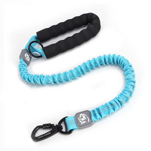 Wholesale Durable Lightweight Quick Release Buckle Shock Absorption Bungee Tactical Dog Training Leash