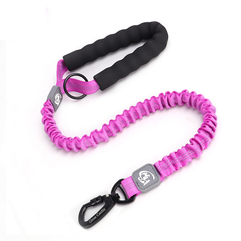 Wholesale Durable Lightweight Quick Release Buckle Shock Absorption Bungee Tactical Dog Training Leash