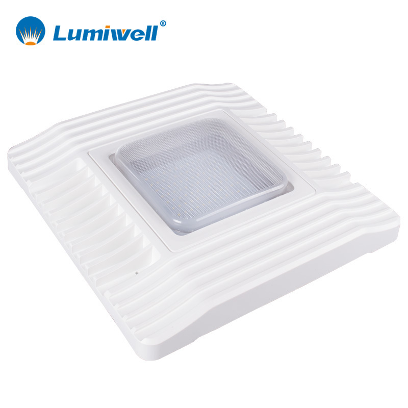 5 Years Warranty IP65 Waterproof 130lm/W High Bright 60W 100W 150W DLC ETL LED Canopy Light For Petrol Station