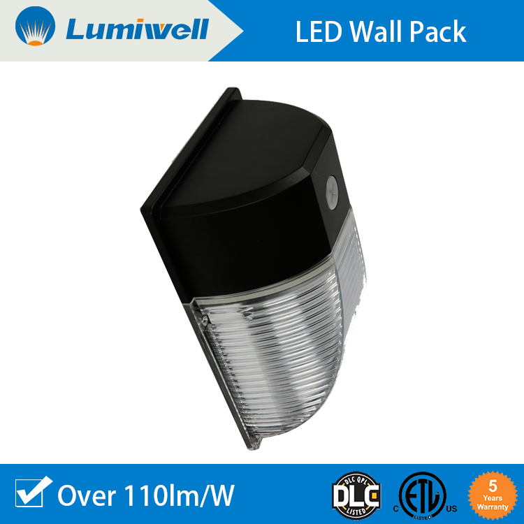 26W ETL DLC IP65 Waterproof 5 years warranty dimmable outdoor Mini LED Wall Pack Light