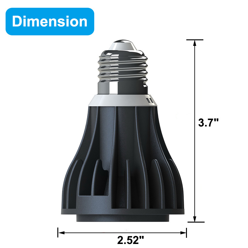 Hot Sale AC120v 220v Aluminum E27 Base 5w 7w 10w Wattage Par38 Par20 Par30 Spot Lights Led Track Light Bulb