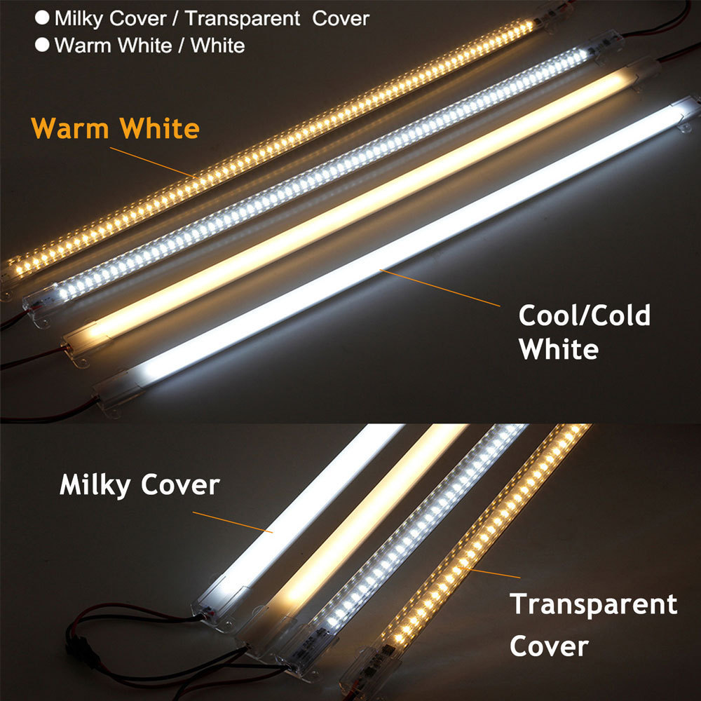 220V LED Bar Light Rigid Strip Under Cabinets 72 LED Floodlight Tube Lightbar for Home Kitchen Indoor Lighting Backlight