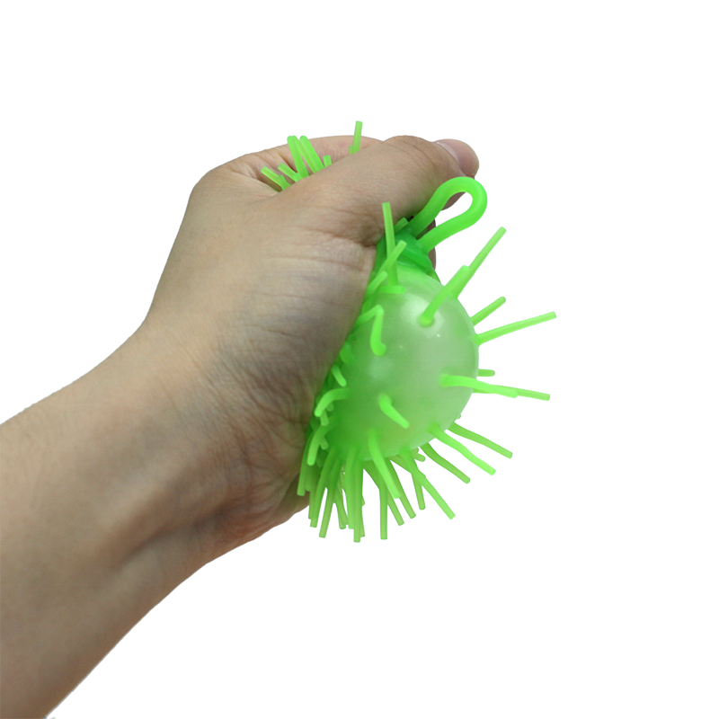 Bouncing Stretchy Spike Stress Relief Ball Stretchable Tentacles Puffer Ball Therapy Balls, Multi-color Soft Squeeze Fidget Toys