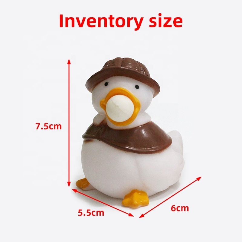 Novelty Stretchy Anti-Stress Balls Sensory Baby Toys New  Duck Squeezing Fidget Toy Custom Logo Stress Ball Stress Reliever