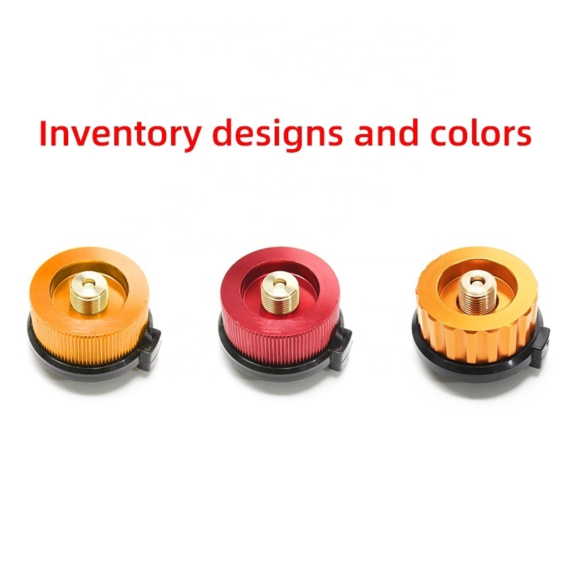 Camping Stove Aluminum Converter Head Split Burner Adapter Butane Adapter Gas Cartridge Propane Refill Adapter For Burner