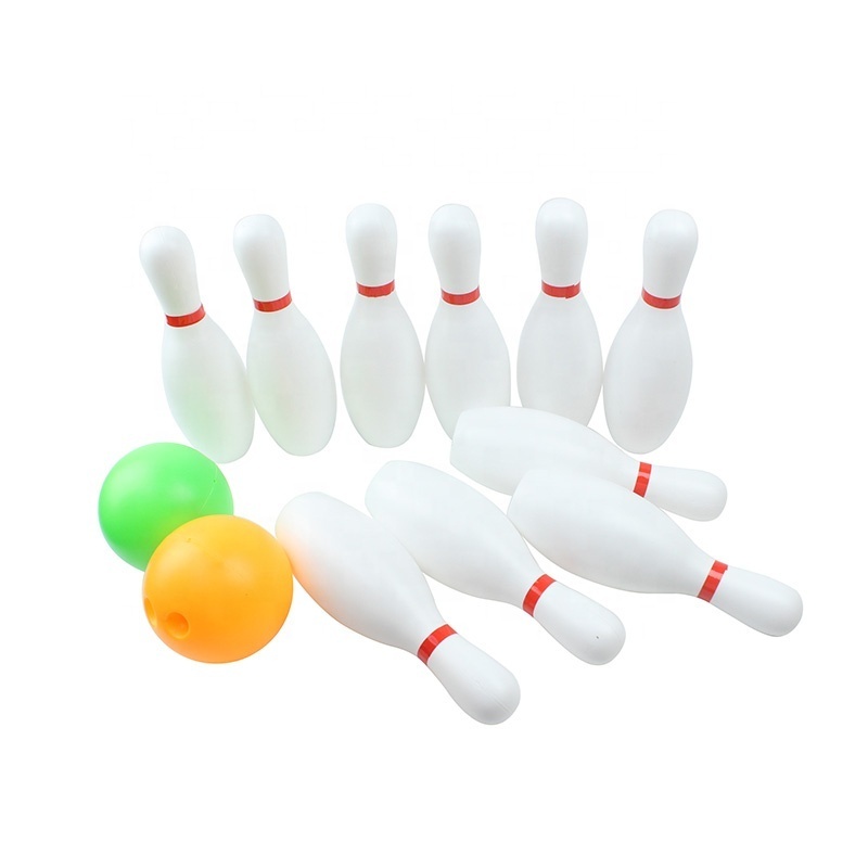 Portable Bowling Lane 10 Pins 2 Balls Bowling Game Set Early Education, Indoor & Outdoor Games Mini Bowling Pin Set Toy Gifts