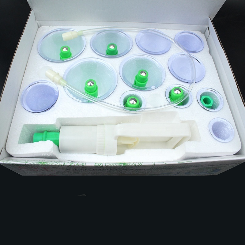 Custom Hijama Cups Vacuum Cupping Anti Cellulite Cup Set For Physiotherapy Body Massage Professional Cupping Therapy Set