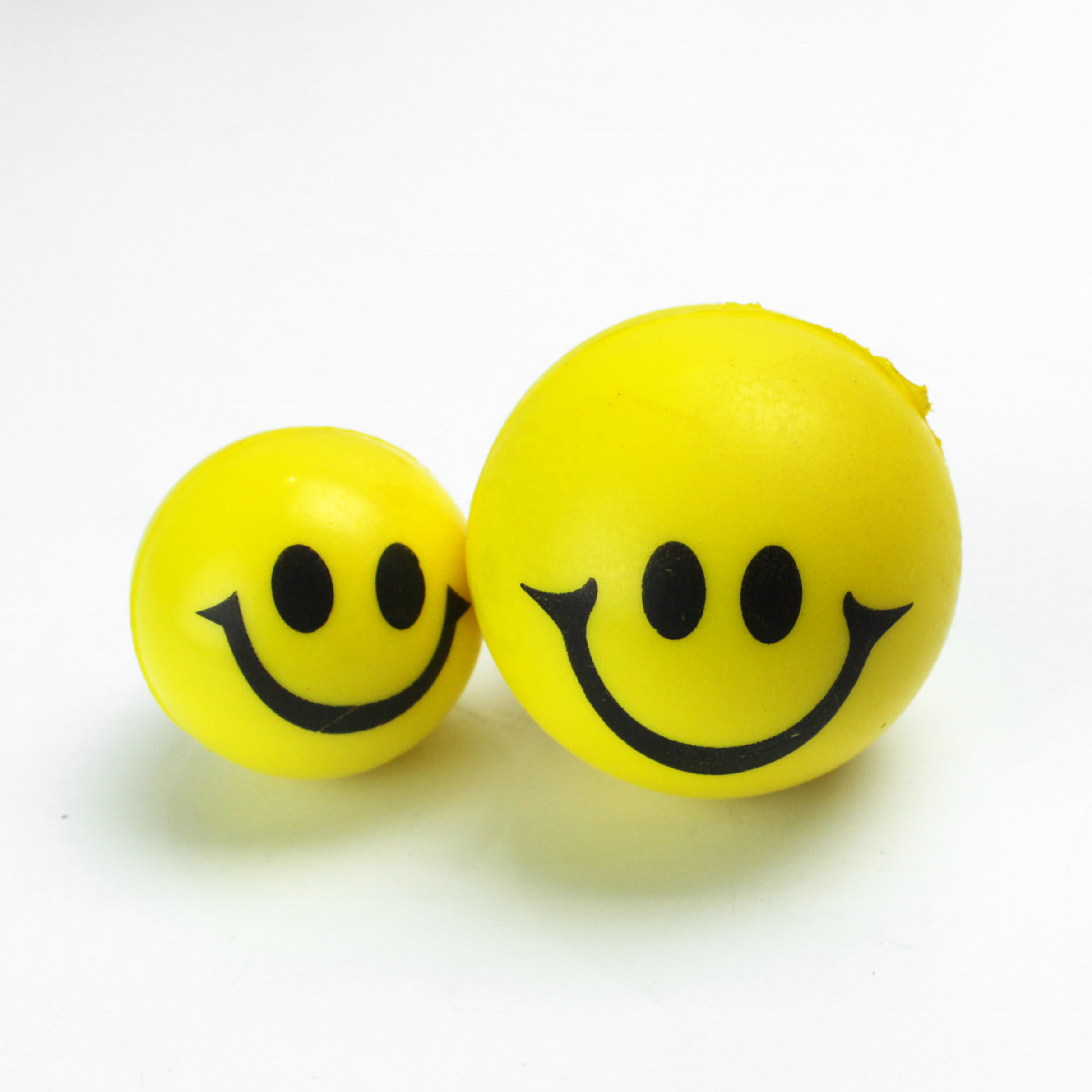 Smile Pu Ball Pu Foam Ball Pu Foam Stress Squeeze Toys Smiley Face Smiling Face Pattern Rising Ball, Hand Wrist Finger Exercise