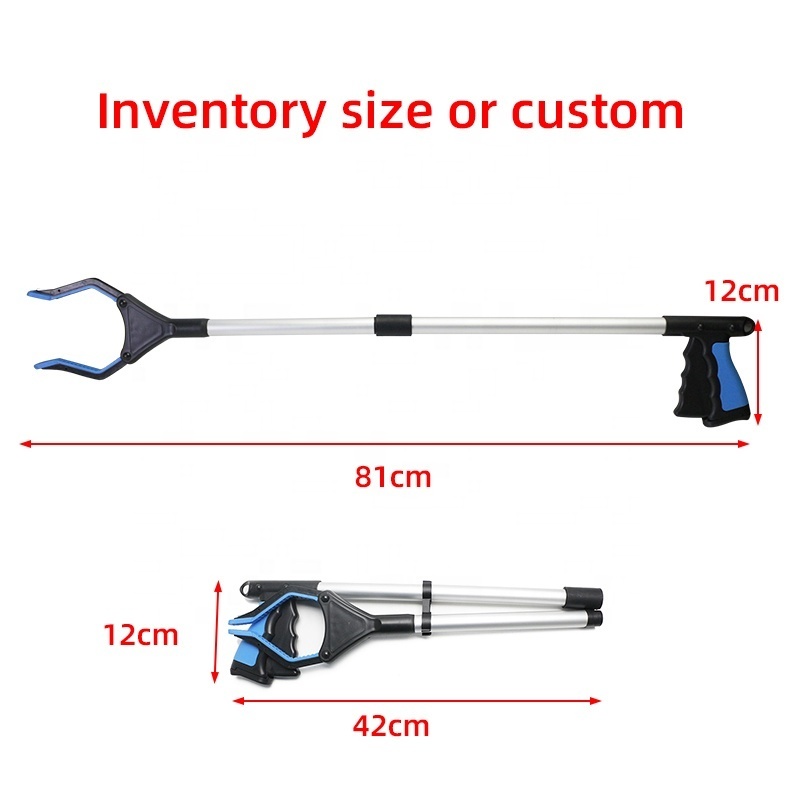 High Quality Reach Tool Grabber Reacher Grabber Claw Collapsible Pickup Clamp Long-Arm Handheld Reacher Telescoping Pick-Up Tool