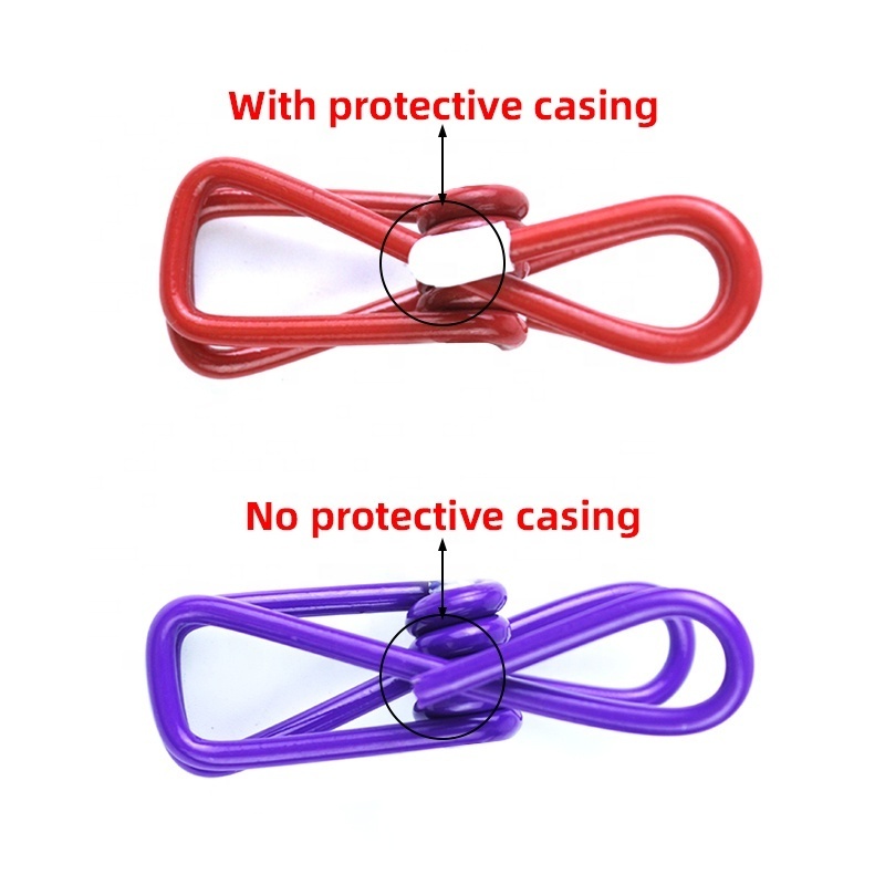 Portable Anti-Skid Clotheslines Retractable Clothes Line Clothes Hanging Rope With Hooks For Backyard, Outdoor Travel, Camping