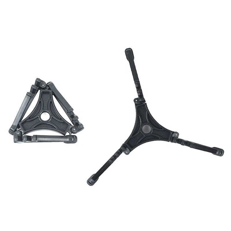 Foldable Tripod Canister Stand for Traveling BBQ, Outdoor Hiking Gas Tank Stand Fuel Can Stabilizer Bracket, Camping Stove Stand